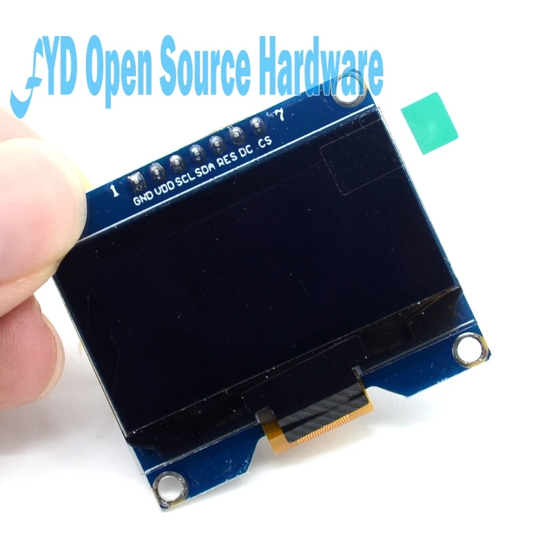 1 шт. 54 дюймов I2C IIC SPI последовательный 128X64 белый топ с o образным светодиодный ЖК