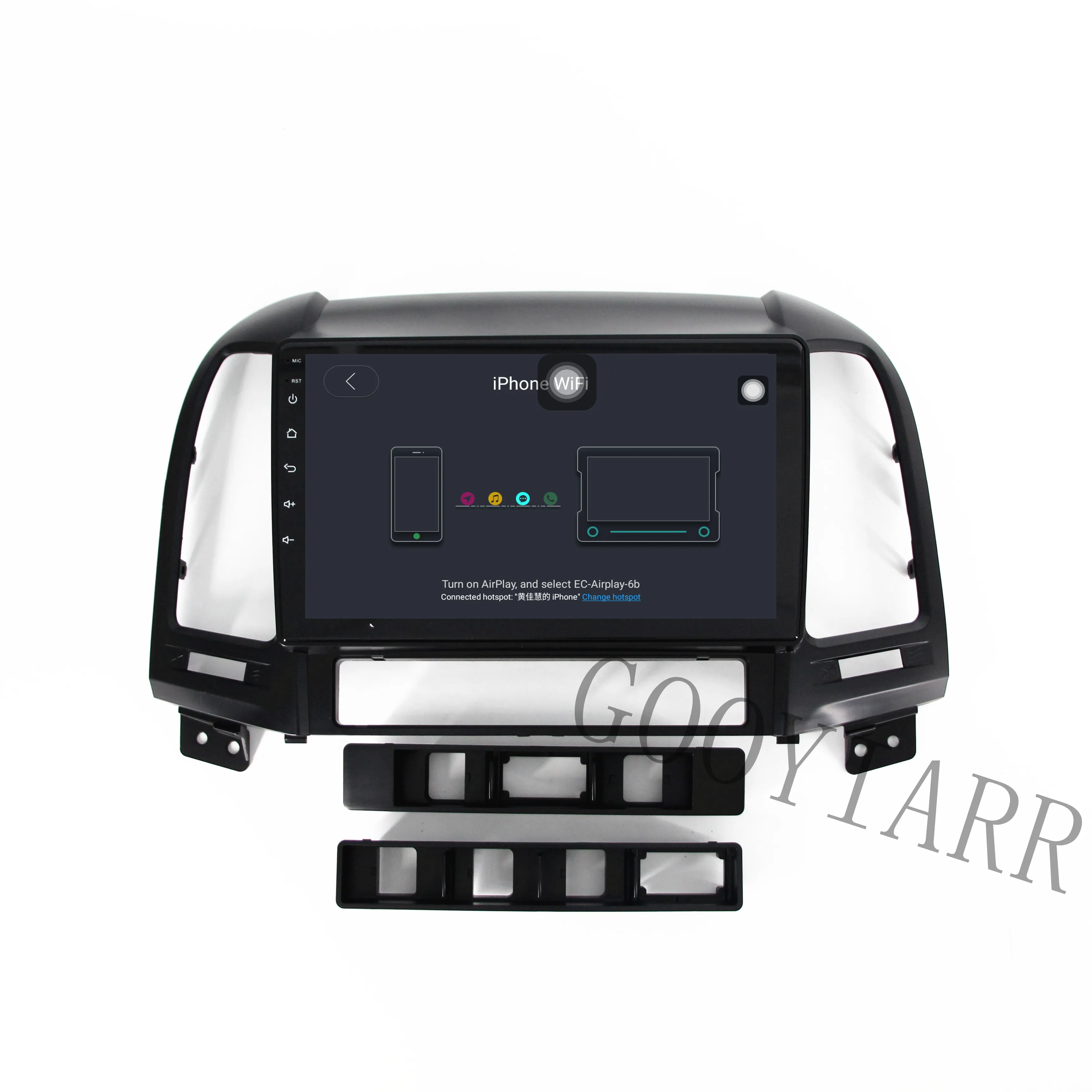 1din Android8.1 автомобильная стереосистема Радио 8core мультимедийный плеер для hyundai santa fe 2006 2007 2008 2009 2010 2011 2012