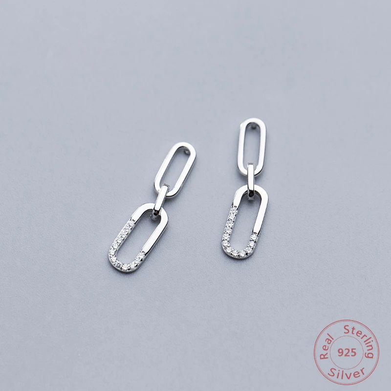 

Женские серьги из серебра 925 пробы, с фианитами