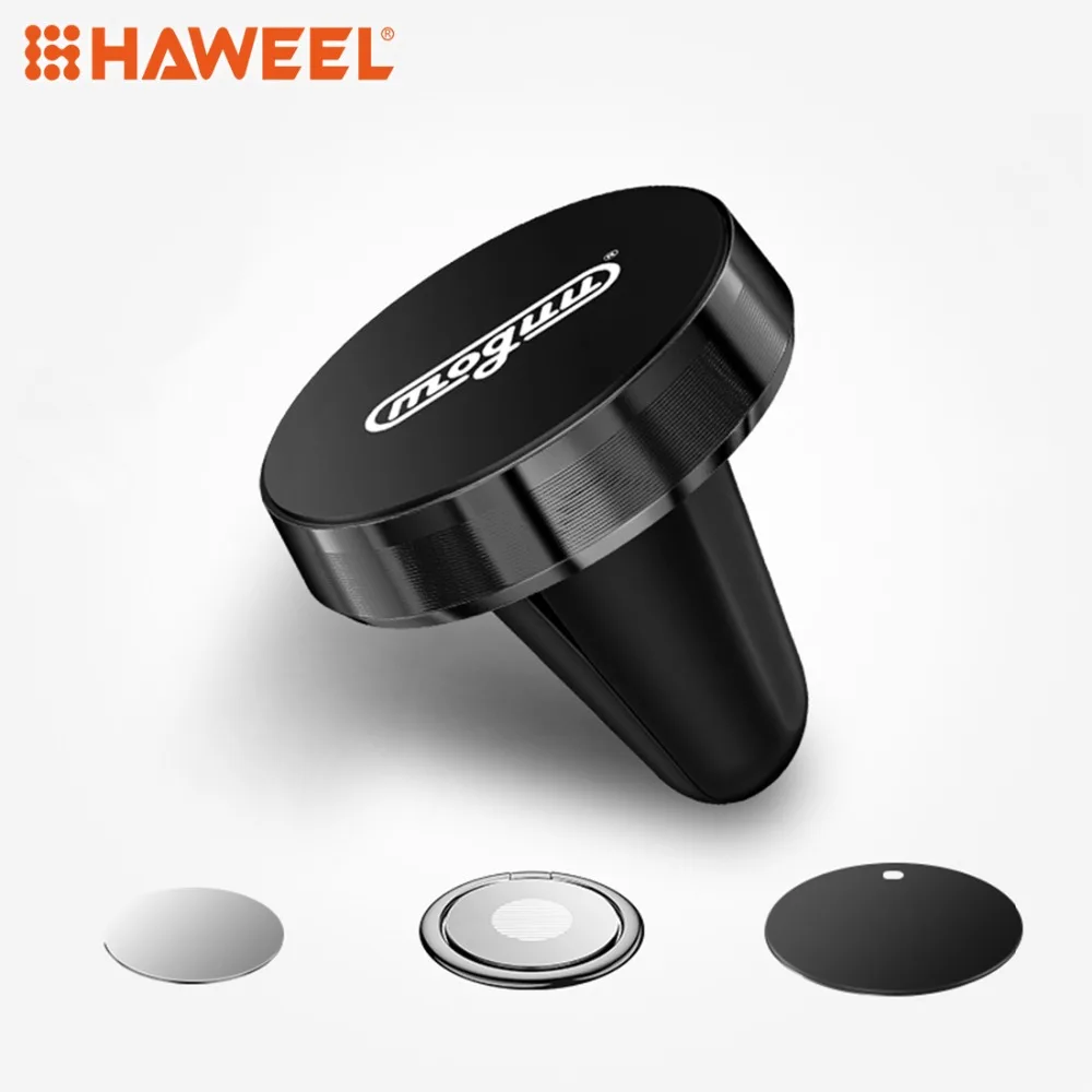 HAWEEL 360 градусов вращения алюминиевый сплав + силикон магнит автомобилей Air Outlet