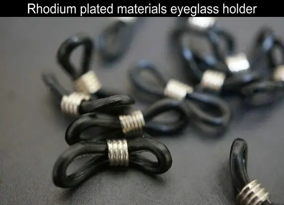 300 шт. Большая распродажа поставок-держатель для очков черная резина с