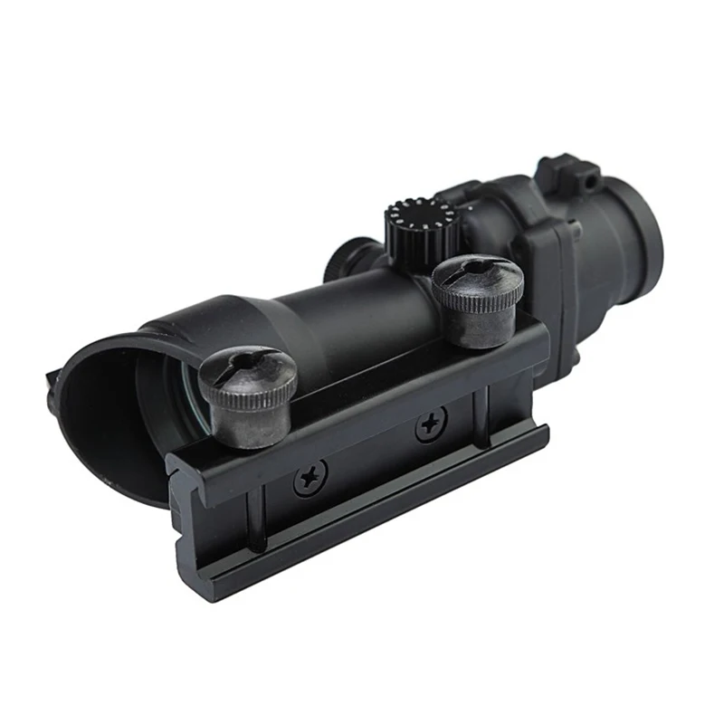 Тактический прицел с красной зеленой точкой ACOG 1X32 оптический для охоты и