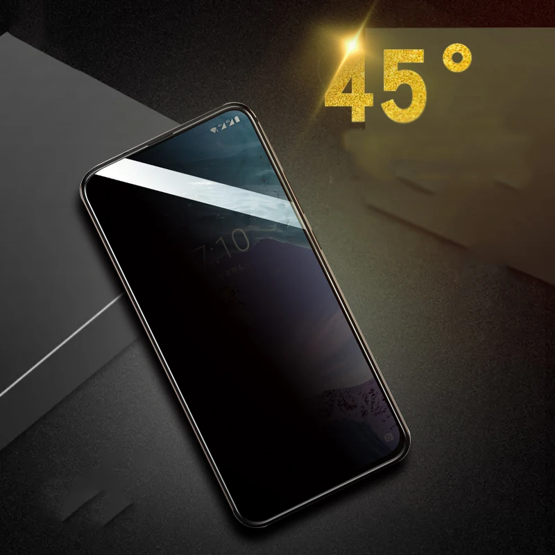 EXUNTON полное покрытие анти-шпионское антибликовое закаленное стекло для Nokia X71 8 1