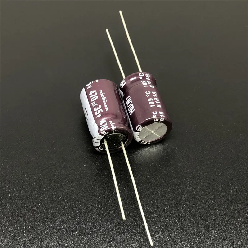 10 шт./100 шт. 470 мкФ 35В NICHICON HD серии 10x16 мм супер низкое сопротивление 35V470uF Алюминий электролитический конденсатор с алюминиевой крышкой