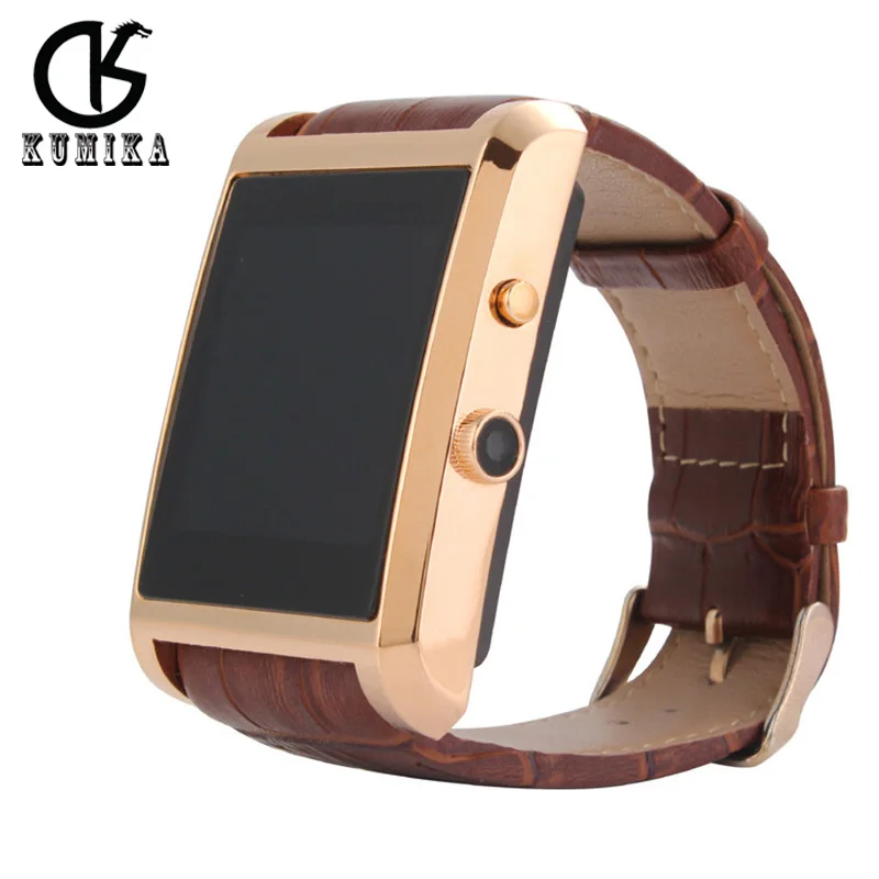 2016 Новый F8 Smartwatch Bluetooth Смарт часы Мужчины Смотреть Кожа Наручные Часы Мобильный