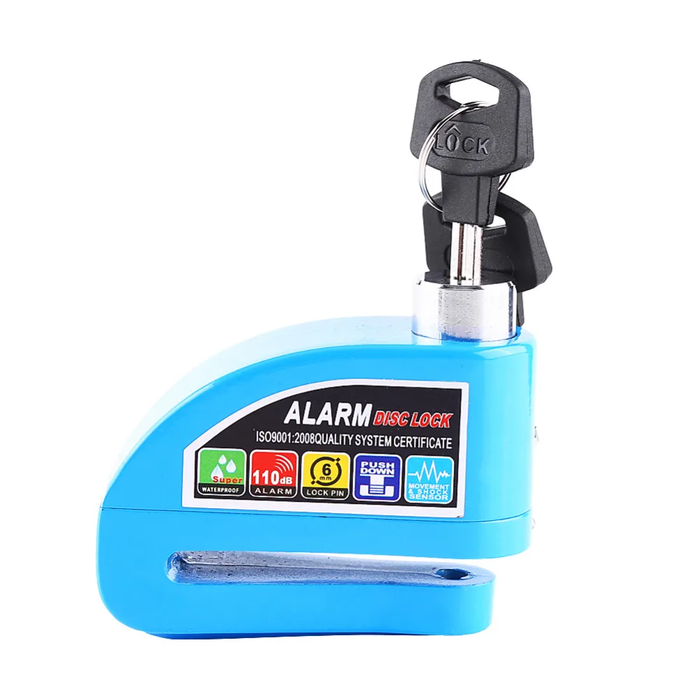 Мотоциклетный дисковый тормозной замок для скутера велосипеда Противоугонный