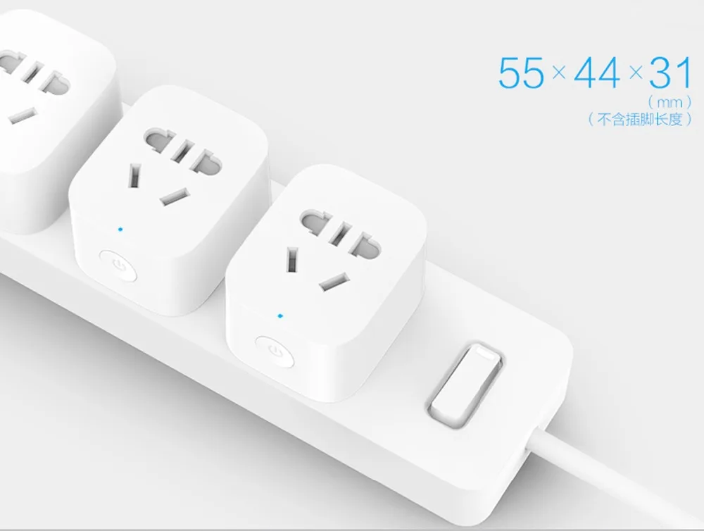 Xiaomi Mijia WiFi умная розетка, WiFi версия, беспроводной пульт дистанционного управления, адаптер питания и выключения с телефоном