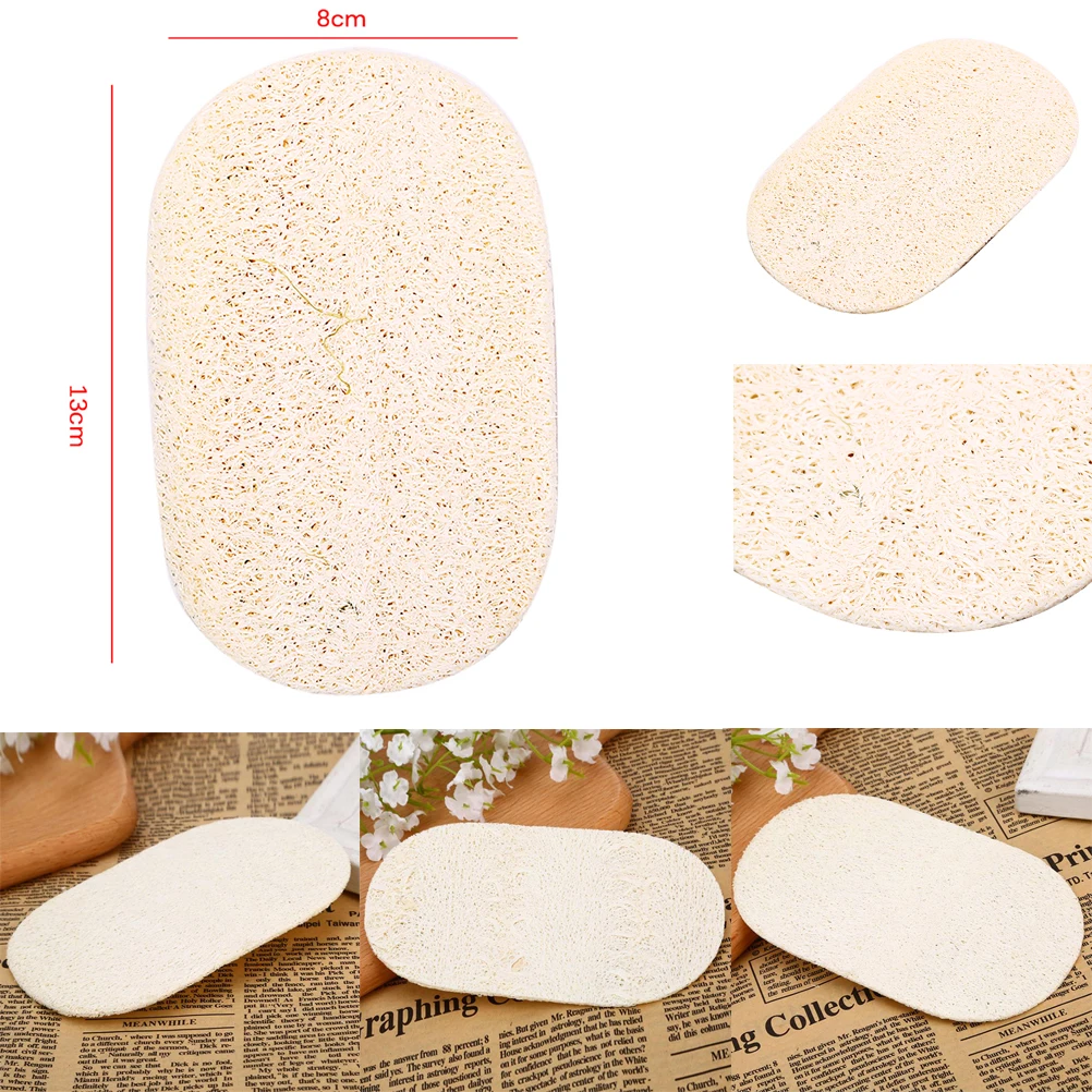 Губка скребок Loofah для мытья посуды кухонный инструмент натуральная щетка ванны