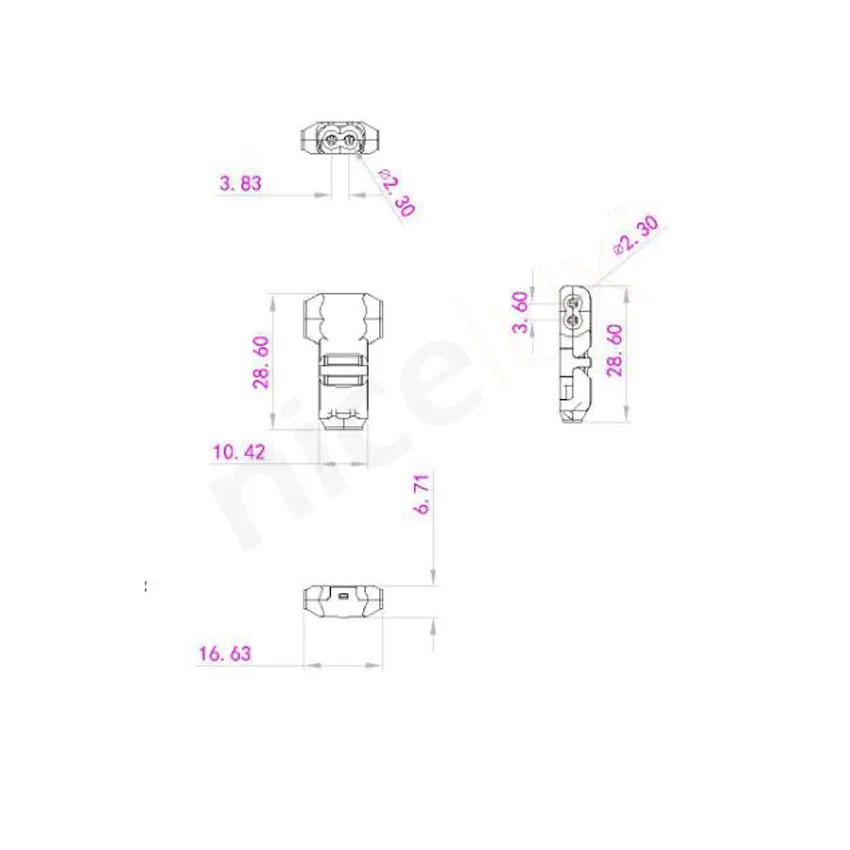 1 шт. 1/T тип 1pin/2pin скотч замок Быстрый Сращивание провода разъемы для терминалов обжимной Электрический автомобильный аудио 24-18AWG набор проводов