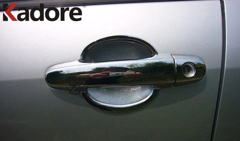 Для TOYOTA Sienta NHP170 ABS Chrome Боковая дверь ручка чаши Крышка планки автомобиля стикеры внешние аксессуары