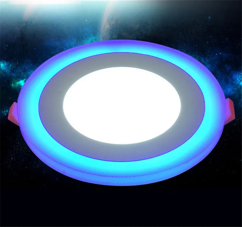 

ultra led Panel Down Light 6W 9W16W 24W 3 Model LED Lamp Recessed Ceiling Lights Double Color Indoor Lighting Bulbs