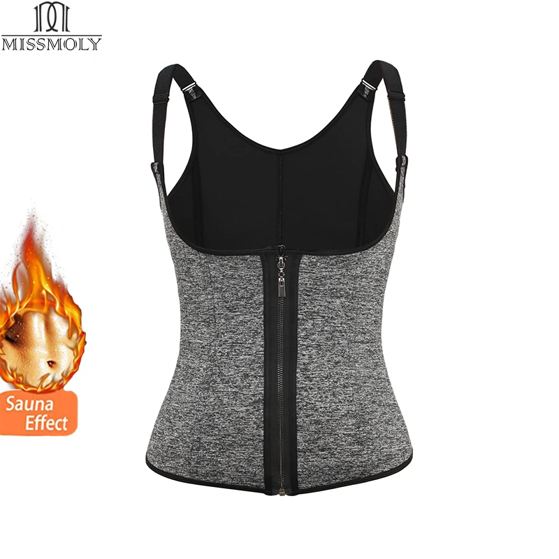 Мисс Moly термо Body Shaper неопрена моделирующий пояс для живота похудения топы