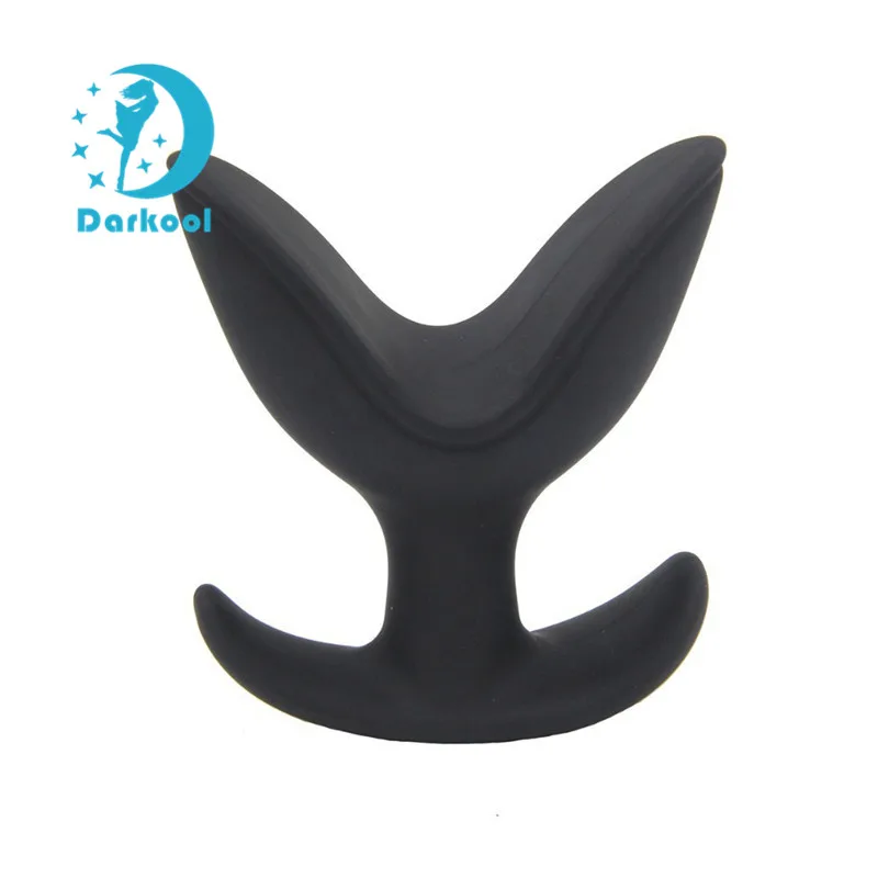 Adult Products Black Silicone Anus Dilator Butt Plug Expander Stimulator Huge Big Anal Stopper Sex Toy Ass | Красота и здоровье