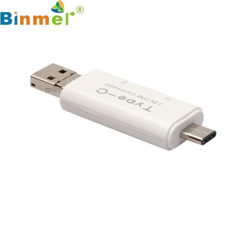 Заводская цена Лидер продаж 3 в 1 Type C Micro USB OTG TF SD MS кардридер адаптер для Macbook