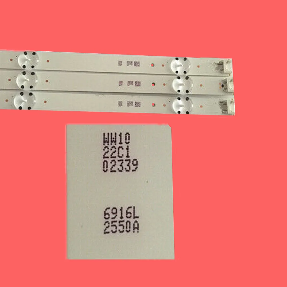 Светодиодный подсветка полосы 9 лампы для LG 4" V16 ART3 2563 6916L-2563 6916L-2563A 43LH604V 43uH6500