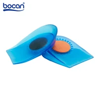 bocan heel spur insoles foot pain relieve heel protectors inserts shock absorption feet care insole for men and women