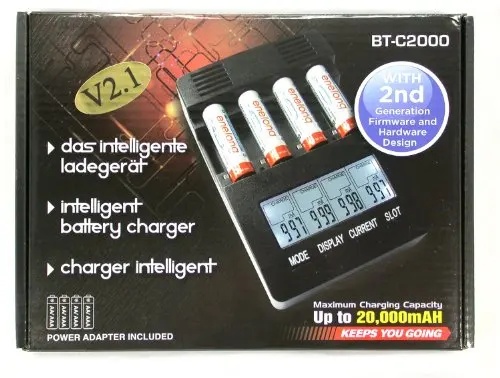 EVALITE BT-C2000 ЖК-Смарт Интеллектуальная Зарядное Устройство ЕС/США Plug | Электроника
