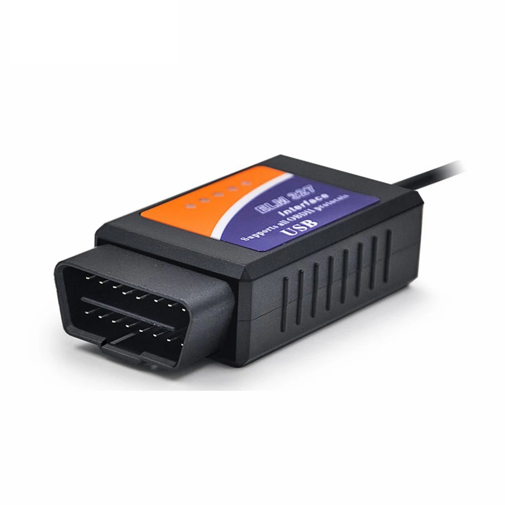 ELM327 USB OBD2 FTDI FT232RL чип OBD II Автомобильный сканер для ПК EML 327 V1.5 ODB2 интерфейс
