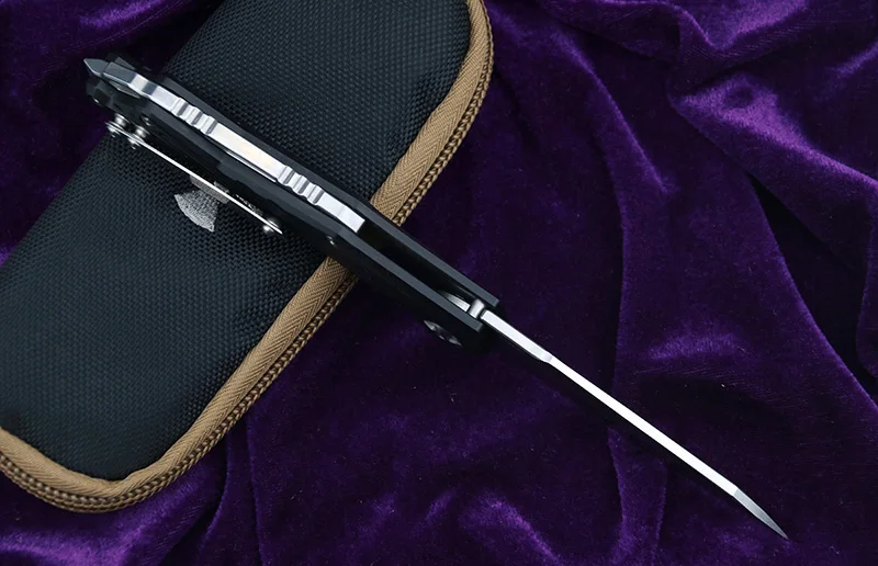 LEMIFSHE JK3287 G10 Флиппер D2 стальное лезвие + стальная ручка для отдыха на открытом