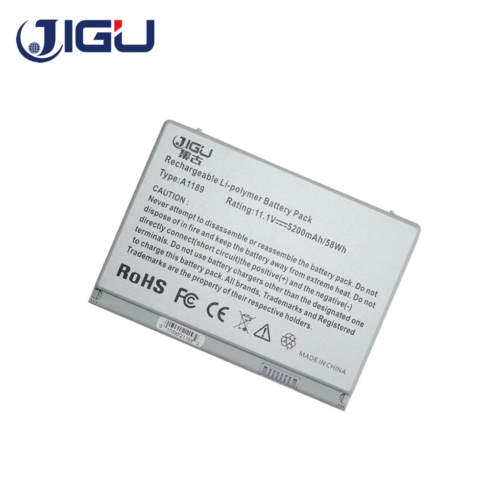 Аккумулятор JIGU A1151 A1189 A1261 A1229 MA458 MA458G для Apple MacBook Pro ноутбуков серии 17 дюймов|a1189