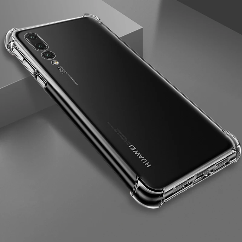 Противоударный мягкий силиконовый чехол из ТПУ для Huawei P20 Lite Pro Nova 3i Mate 10 20