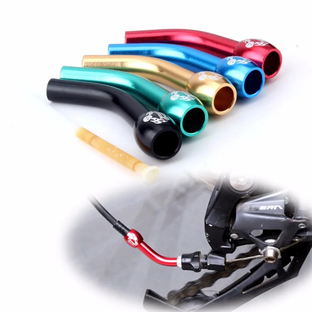 

MUQZI Dial Later Wire Conduit Mountain Bike Road Bike Foldable Bicycle Aluminum Alloy Rear Derail Line Tube Extension Tube