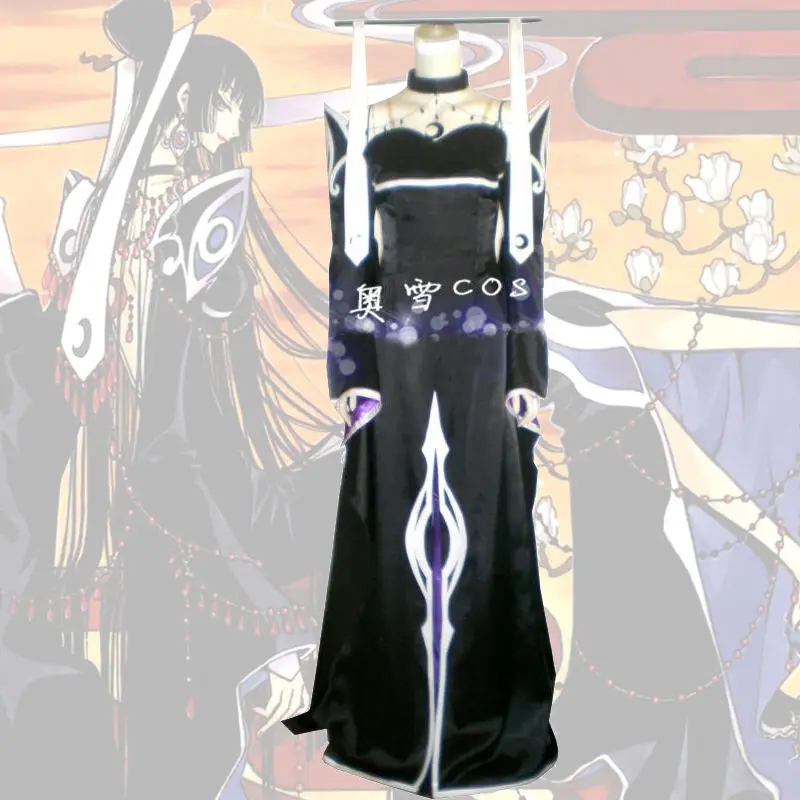 XXXHolic Tsubasa Ichihara Yuuko Размер ведьмы косплей костюм на заказ Бесплатная доставка|witch