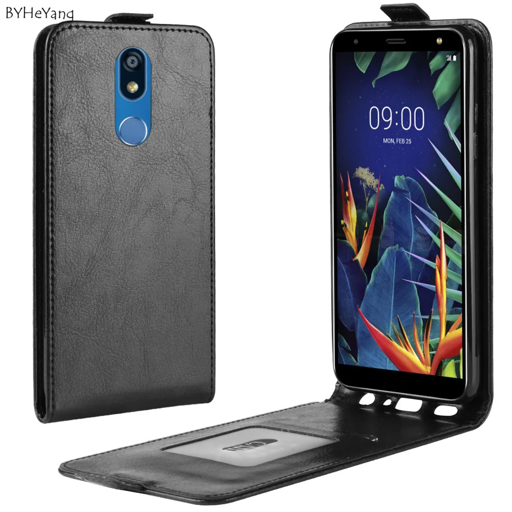 Винтажная кожаная + Мягкая силиконовая задняя крышка из ТПУ для LG K40 чехлы