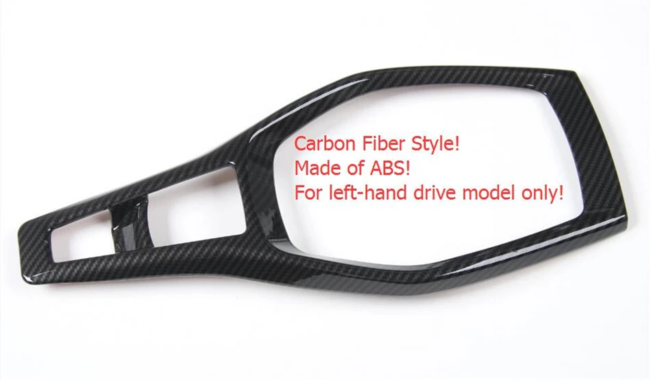 

Lapetus Transmission Shift Gear Panel Cover Trim Fit For Chevrolet Camaro 2016 - 2020 Carbon Fiber Look ABS / Auto Accessories