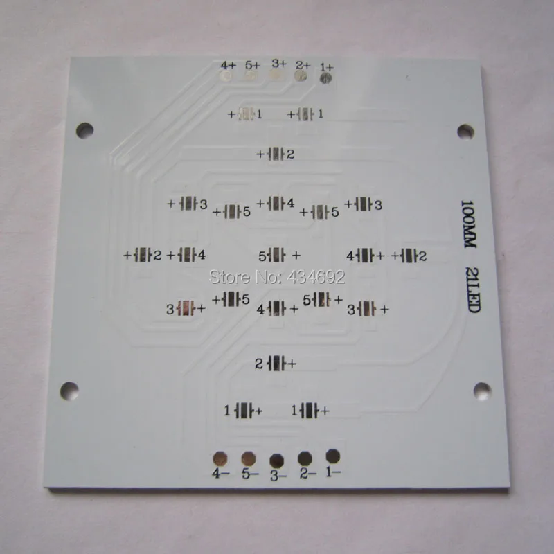 3535 мм x Светодиодная алюминиевая печатная плата 21 светодиод пятно Pad для DIY