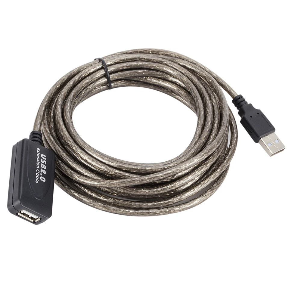 USB кабель удлинитель 5 м/10 м/15 м/20 м штекер гнездо 2 0|Компьютерные кабели и разъемы| |