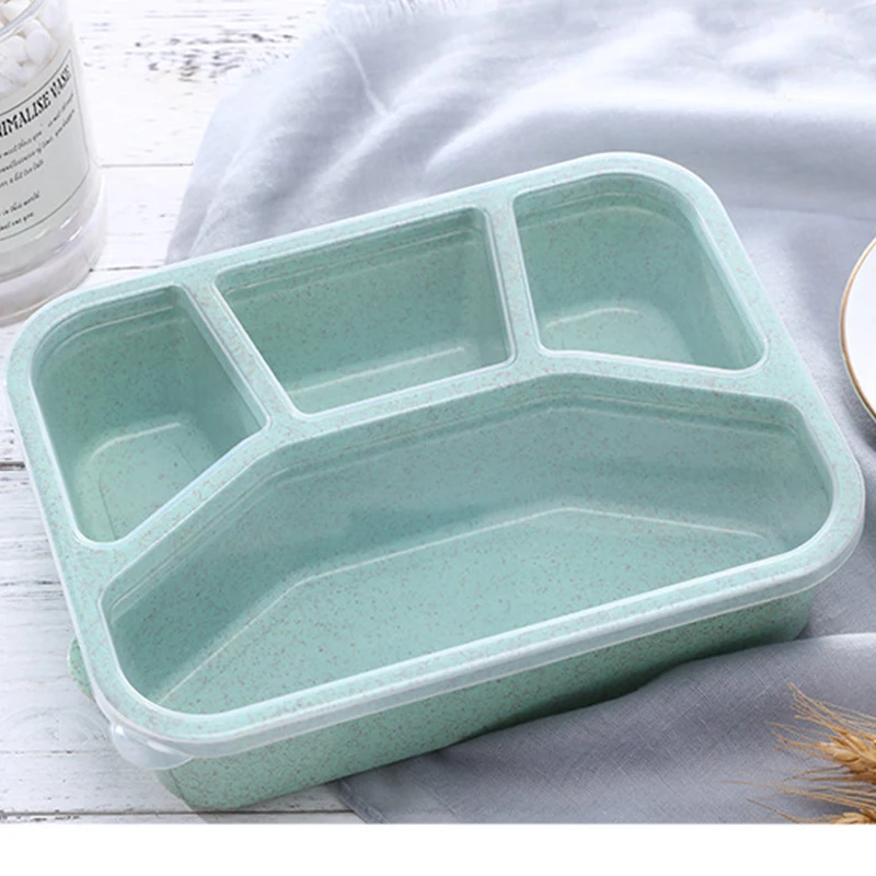 Портативный мини Ланч-бокс Bento с 4 ячейками термоконтейнеры для микроволновой