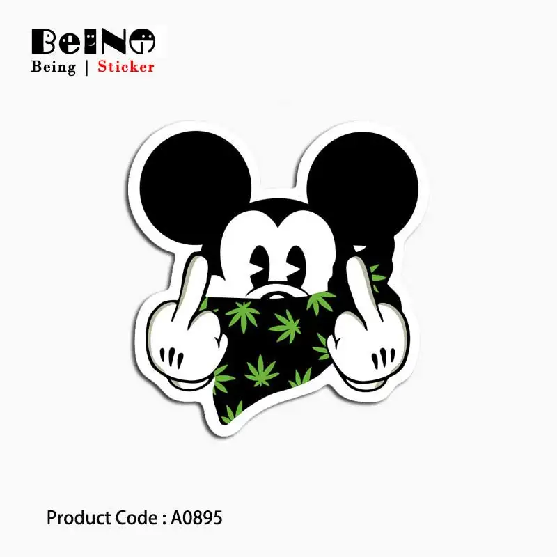 Забавный кот Spoof сердце шоу любовь стикер искренне водонепроницаемый чемодан