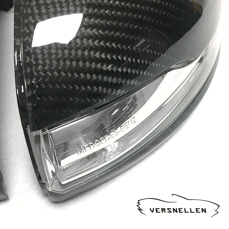 Углеродного волокна для Mercedes Benz C class w205 E W213 GLC класса S w222 100% сухой углерода