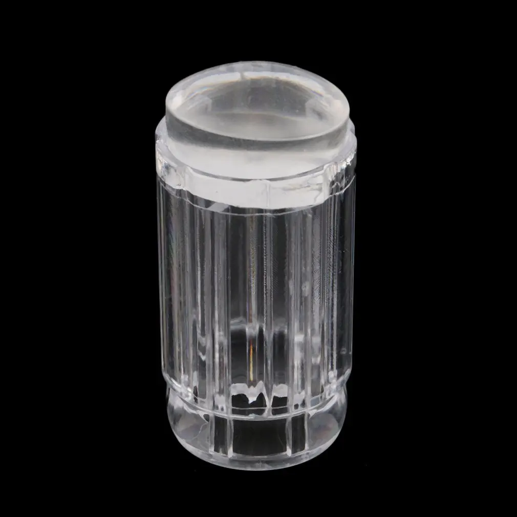 Сделай Сам дизайн ногтей штамповка прозрачный мягкий ABS + Силиконовый стемпер