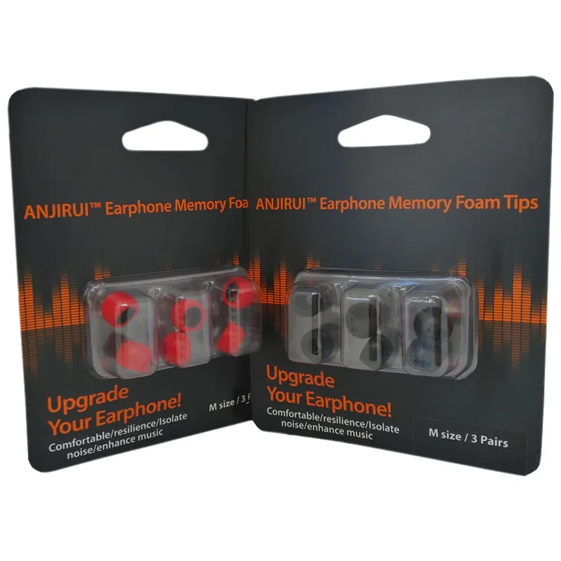 ANJIRUI TS400 6 5 мм (L M S) Изоляционные насадки из пены для наушников вкладышей гарнитура