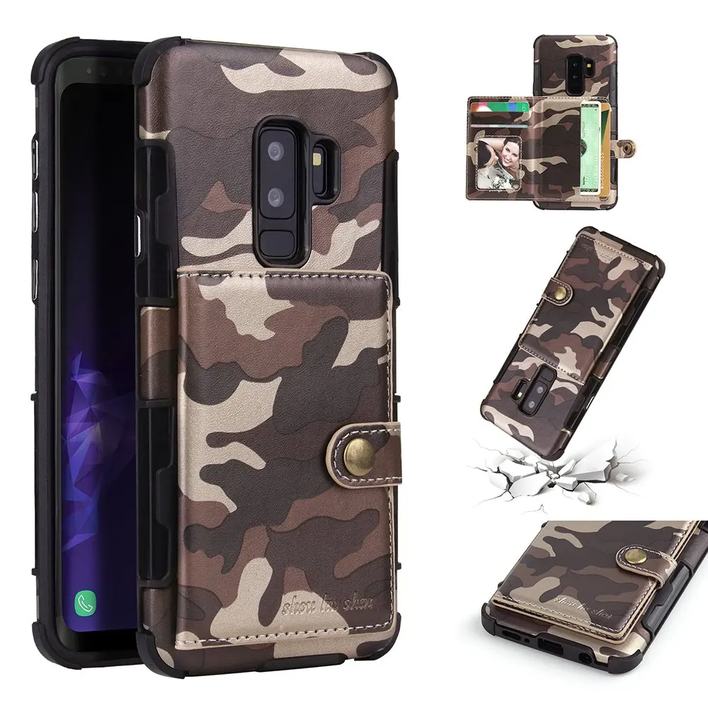 Армейский зеленый A50 армейский камуфляжный чехол для samsung Galaxy s10 5G Note 9 8 note9 PU кожаный чехол для samsung Galaxy S8 s9 s10 plus чехлы - Цвет: Армейский зеленый