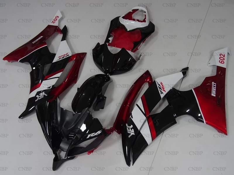 YZF600 R6 10 11 Abs обтекатель для YAMAHA YZFR6 2008 2015 Красный Черный Обтекатели комплекты YZF 2009