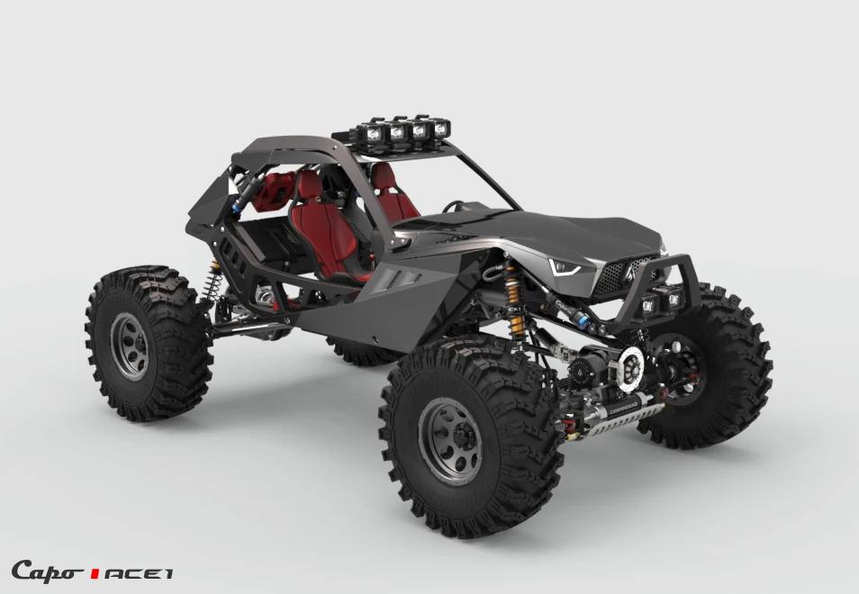 CAPO ACE1 ROCK CRAWLER 1/10 RC Car 2 4G 4CH 4WD Rock Crawlers 4x4 для вождения автомобиля скалолазания