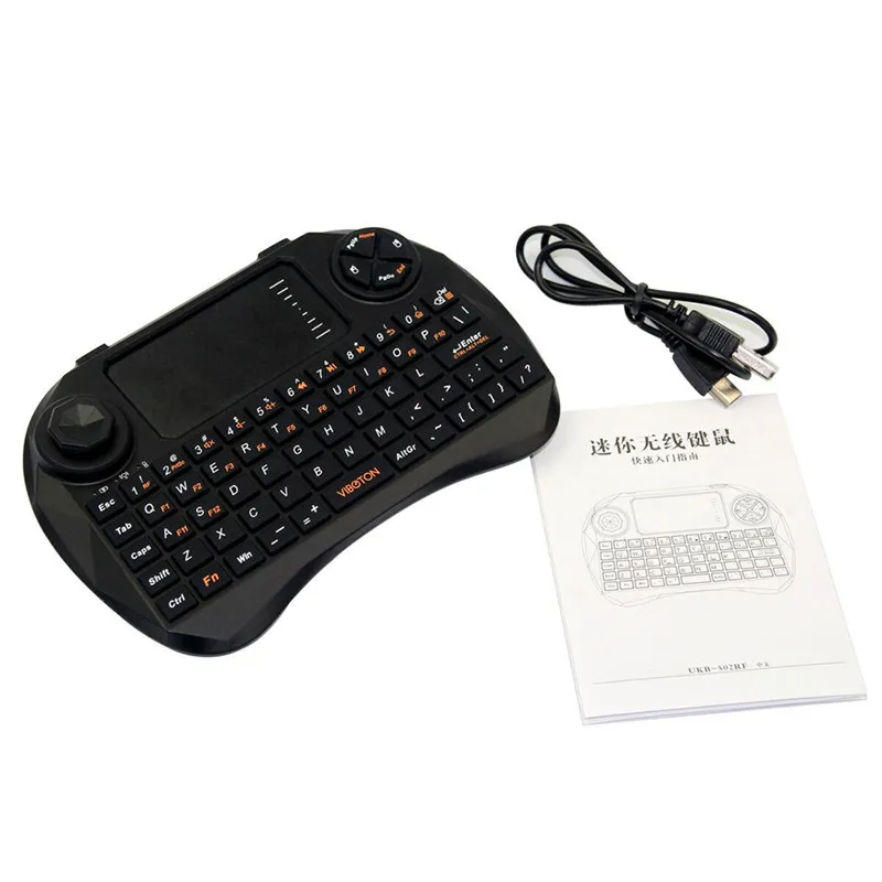 2,4 ГГц Беспроводная Клавиатура Fly mouse Пульт дистанционного управления многофункциональная клавиатура мышь Чувствительная умная сенсорная мини беспроводная клавиатура