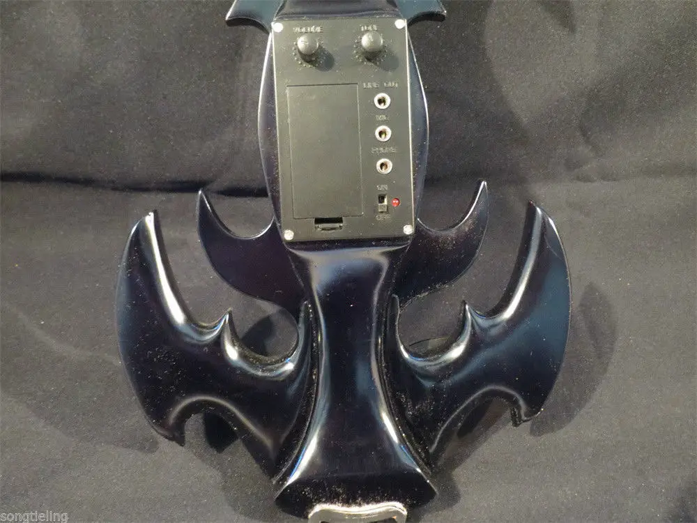 Хороший твердый дерево песня Топ Искусство обтекаемый черный 5 струн 4/4