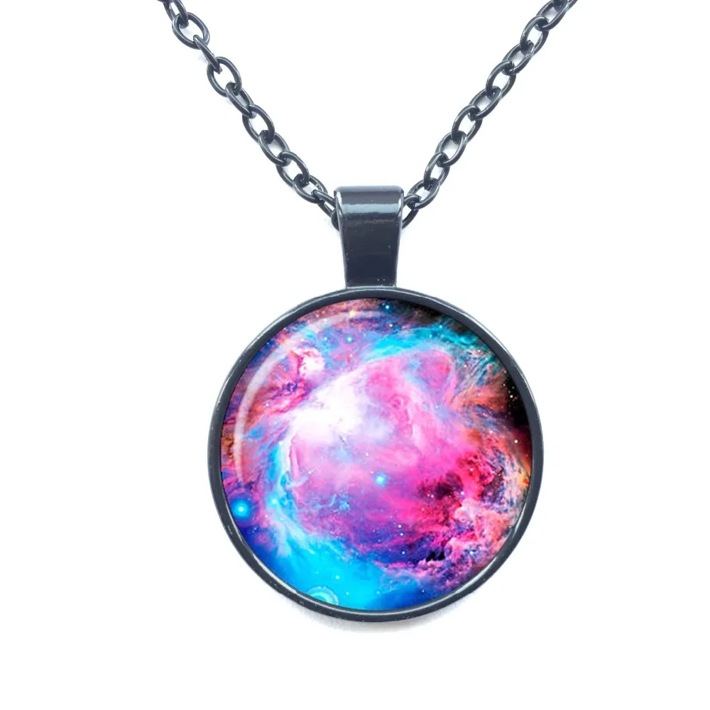 Ожерелье с изображением галактики Туманность jJewelry Orion подвеска Туманностью для