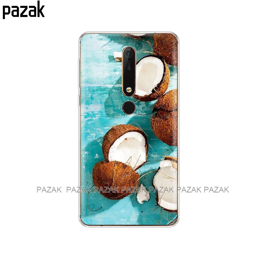 61450 Силиконовый чехол для nokia 6, 6,1, 7 plus, 8, 9, nokia 6, 2018x5x6, чехол, мягкая задняя крышка из ТПУ для телефона, защитный чехол-бампер с рисунком - Цвет: 61450