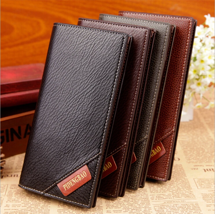 Лидер продаж 2015 новые модные дизайнерские мужские кошельки 4 цвета сим-карта