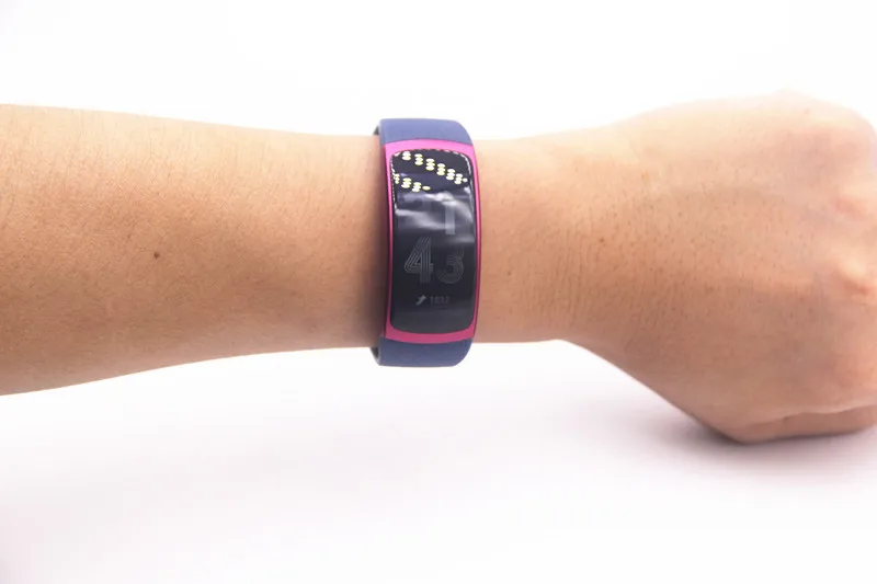 Большой/маленький размер силиконовый ремешок для samsung gear Fit 2 SM-R360 ремешок мягкий спортивный браслет для samsung gear Fit 2 Pro браслет