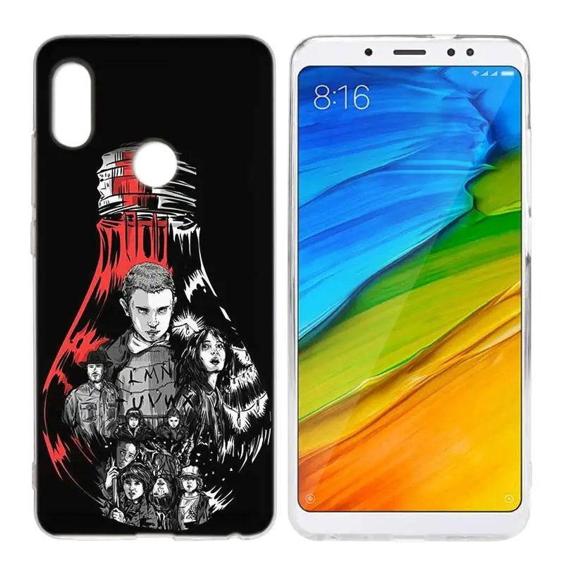020 KMUYSL странные вещи плакат ТПУ чистый мягкий чехол для Xiaomi 8 Redmi 6A 6 Note 5 4X4 A1 S2 Plus Pro - Цвет: 020