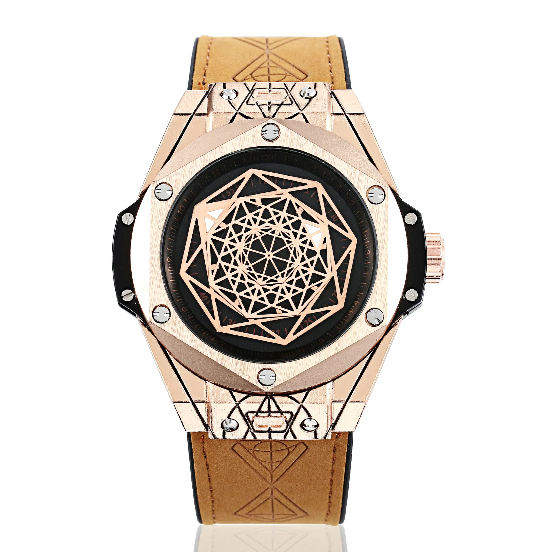 Модный бренд KIMSDUN мужские часы Роскошные Кварцевые креативные деловые