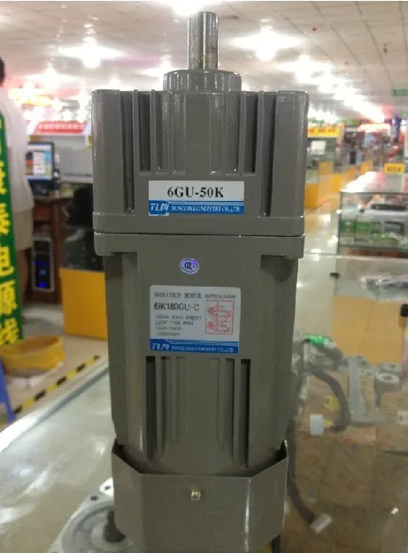 Новый редукторный двигатель/редукторный двигатель 6IK180GU C 220 В переменного тока 180