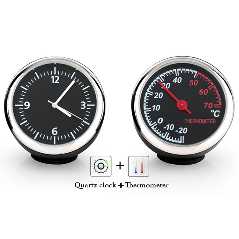 Мини-часы OVERE автомобильные цифровые термометр-гигрометр для Fiat VW Polo Golf MK4 4 5 6 MK7