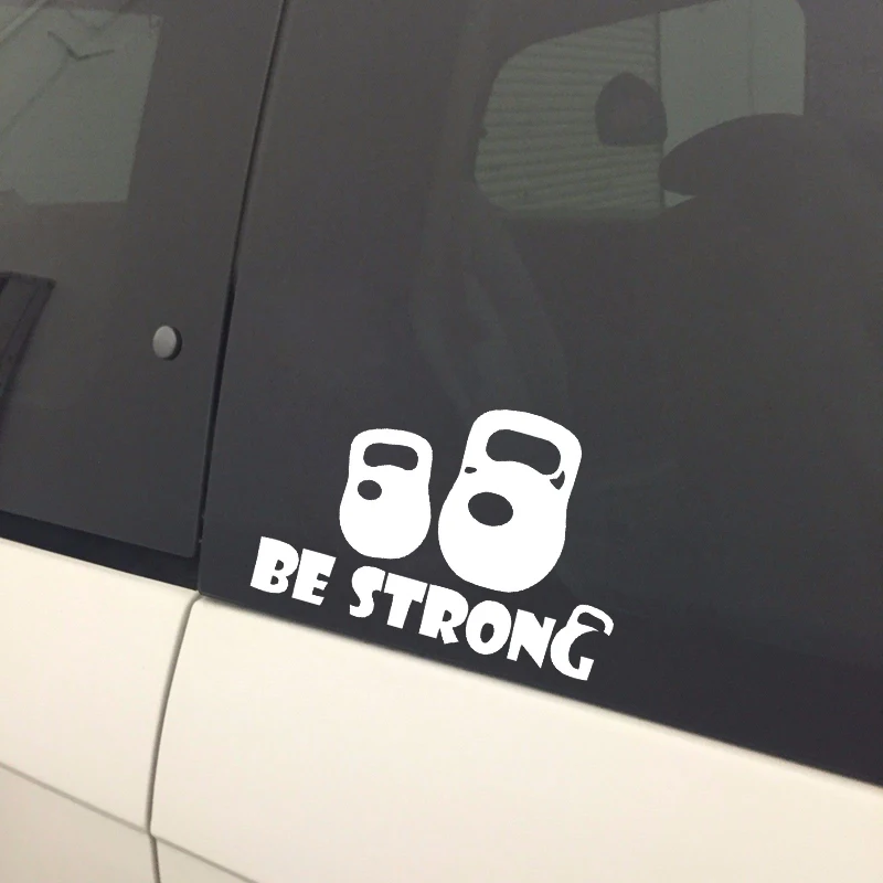 QYPF 15*10 1 см Модный чайник для фитнеса Be Strong украшение колокольчиком Стайлинг